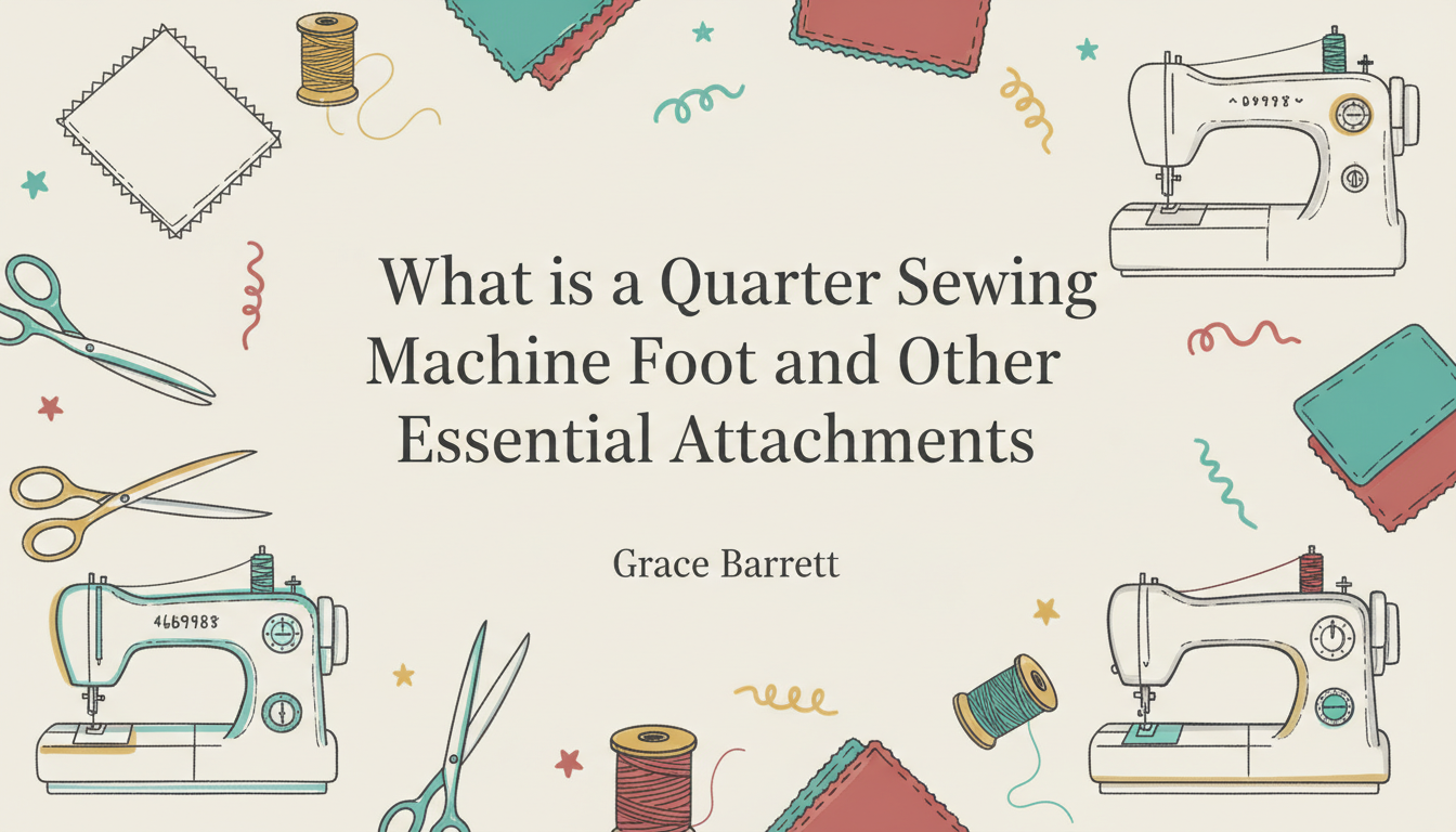 What is a Quarter Inch Sewing Machine Foot and Other Essential Attachments