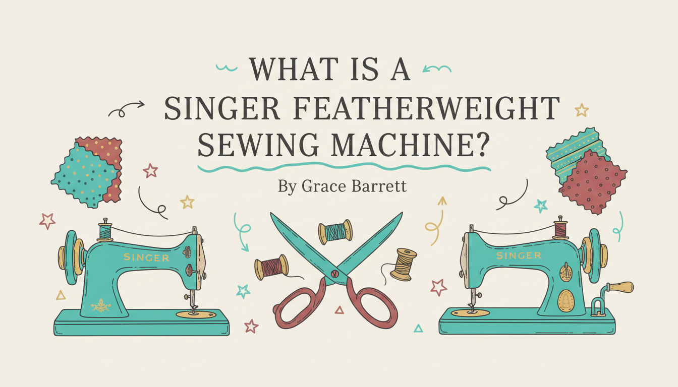 Blog featured image for what is a singer featherweight sewing machine what is a singer sewing machine, what is best sewing machine for home use, what is a portable sewing machine, what is a refurbished sewing machine, what is better a singer or brother sewing machine