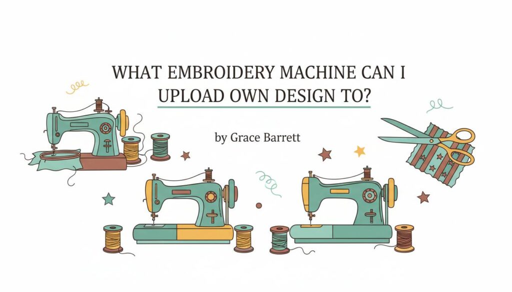 what embroidery machine can i upload own design
