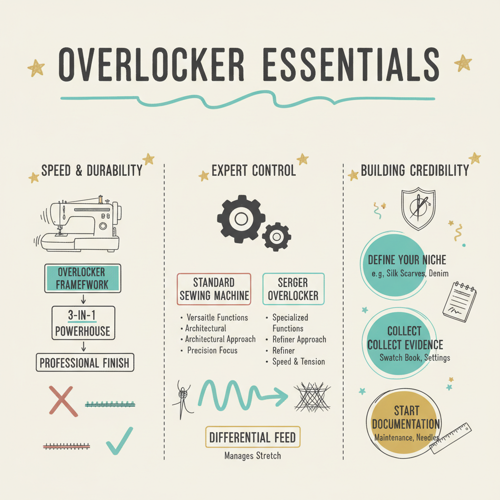 Infographic about what is a serger used for in sewing for London Sewing Courses


