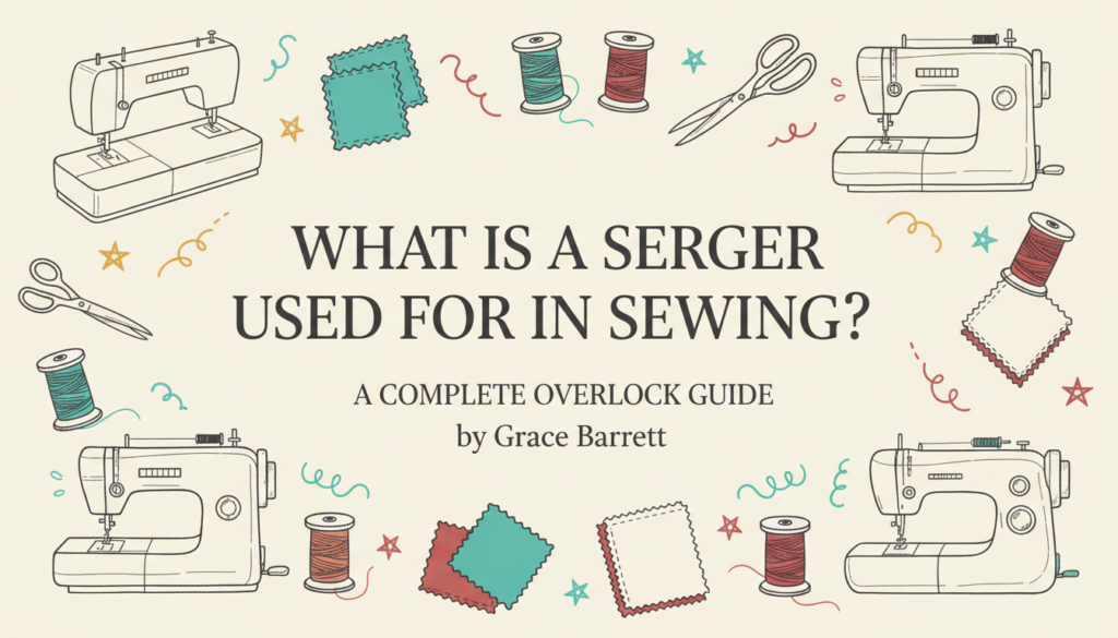 Blog featured image for what is a serger used for in sewing what is a serger good for
