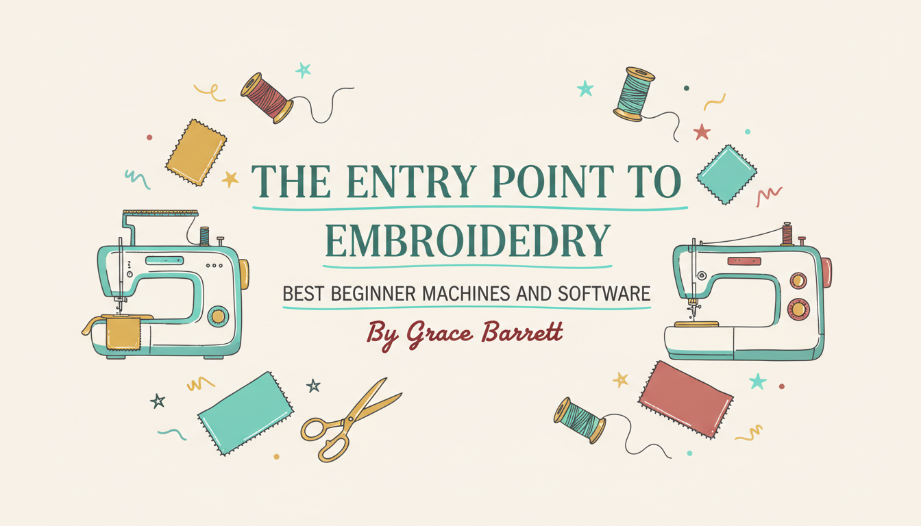 The Entry Point to Embroidery: Best Beginner Machines and Software
