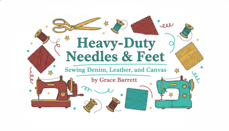Heavy-Duty Needles & Feet: Sewing Denim, Leather, and Canvas