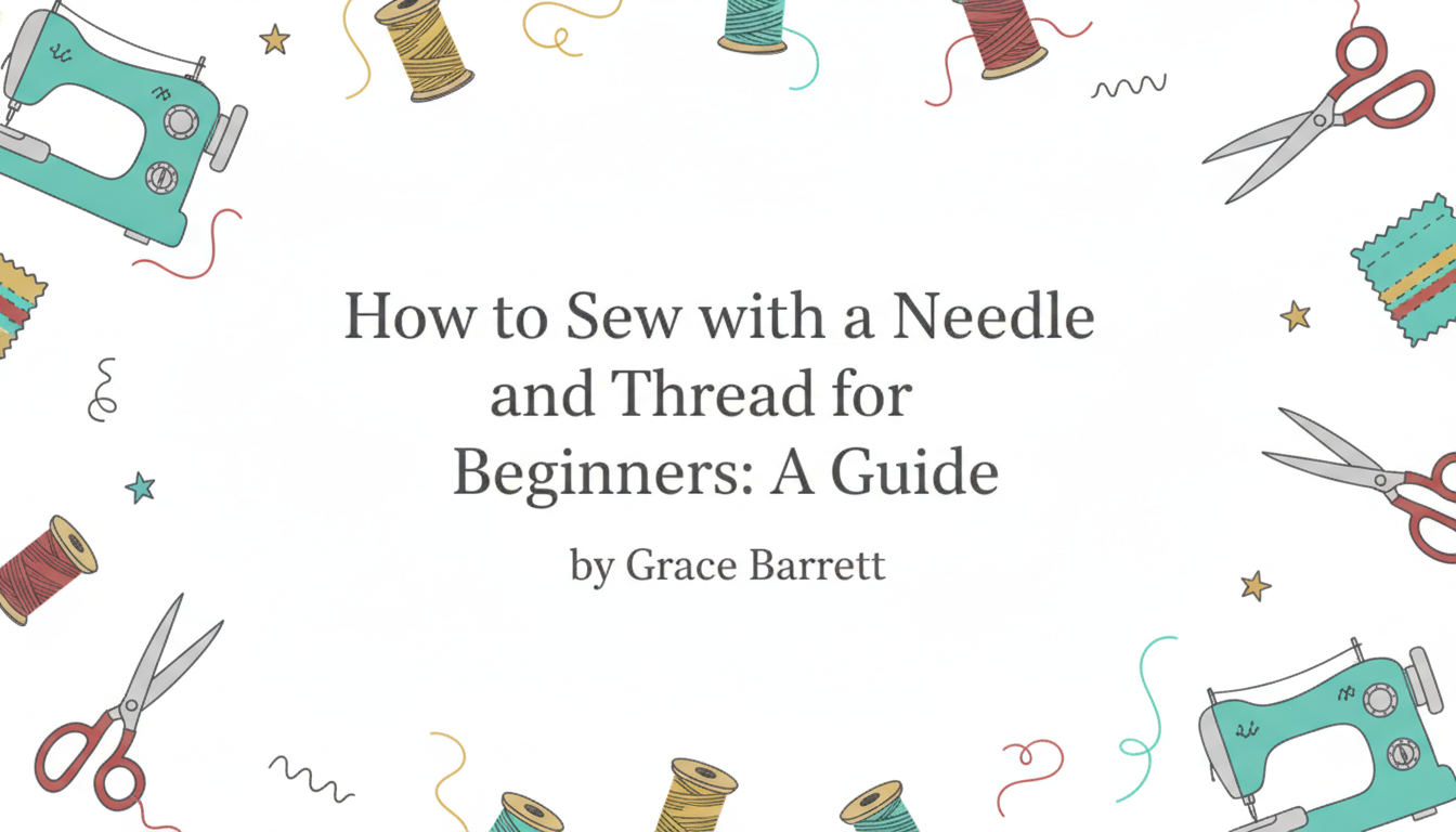 How to Sew with a Needle and Thread for Beginners: A Gentle Guide