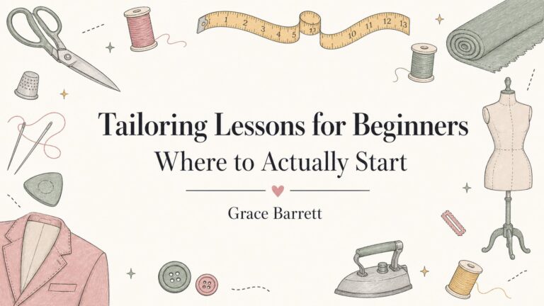 Tailoring Lessons for Beginners: Where to Actually Start